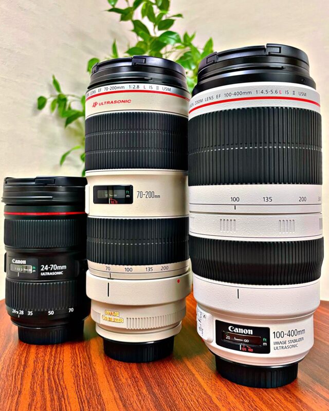 メンテナンス！精度調整！

・EF 100-400 F4.5-5.6L IS Ⅱ USM
・EF 70-200 F2.8L IS Ⅱ USM
・EF 24-70 F2.8L Ⅱ USM

愛知県のお客様へ

この度はヒガサカメラサービスにご依頼いただきありがとうございました！！
各レンズの精度調整等メンテナンスを行いました◎またの機会がございましたらご依頼をお待ちしています♪

お問い合わせはホームページまで！
※Instagram・DMでのお問い合わせは出来かねます。(対応可能機種はHPでcheck!)

↓機材送付先はこちらまで↓

株式会社ヒガサカメラサービス
〒550-0005　大阪府大阪市西区西本町1丁目13番地32号　レイズ本町ビル4階

・店舗持ち込み・引き取りもok！
事前ご予約でスムーズにご案内！(ホームページをご確認ください！)
営業時間 : 10:00-17:00（土日祝日を除く）
Osaka Metro 本町駅 27番出口 徒歩5分

#ヒガサカメラサービス
#キヤノン
#フィルムカメラ修理
#カメラ修理
#フィルムカメラ
#一眼レフカメラ
#ミラーレスカメラ
#カメラ#撮影#カメラマン
#写真家#中古カメラ#カメラ買取
#フィルム部 #写真部#カメラ部
#filmcamera#camera#japan
#eos_my_photo #canon
#nikon#sony#fujifilm
#SIGMA#TAMRON